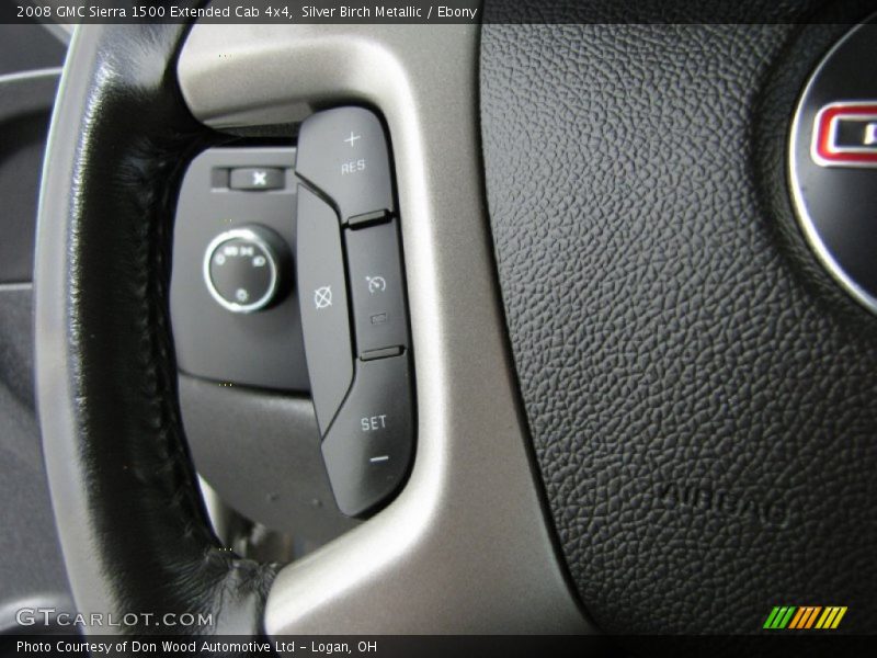 Silver Birch Metallic / Ebony 2008 GMC Sierra 1500 Extended Cab 4x4