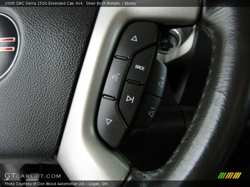 Silver Birch Metallic / Ebony 2008 GMC Sierra 1500 Extended Cab 4x4