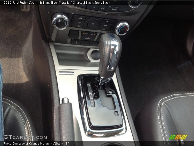 Brilliant Silver Metallic / Charcoal Black/Sport Black 2010 Ford Fusion Sport