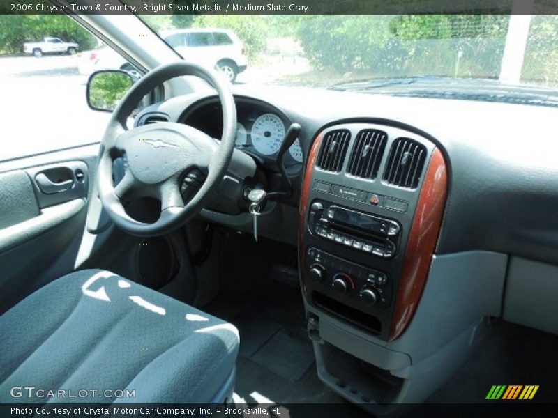 Bright Silver Metallic / Medium Slate Gray 2006 Chrysler Town & Country