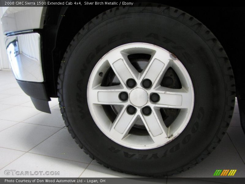Silver Birch Metallic / Ebony 2008 GMC Sierra 1500 Extended Cab 4x4