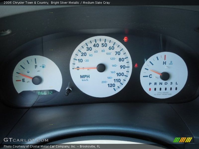 Bright Silver Metallic / Medium Slate Gray 2006 Chrysler Town & Country