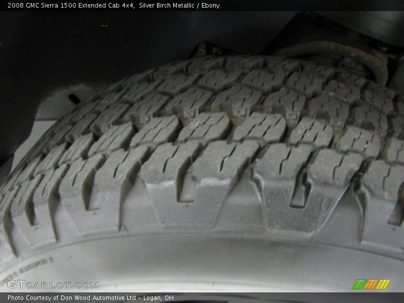 Silver Birch Metallic / Ebony 2008 GMC Sierra 1500 Extended Cab 4x4