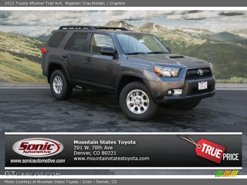 Magnetic Gray Metallic / Graphite 2013 Toyota 4Runner Trail 4x4