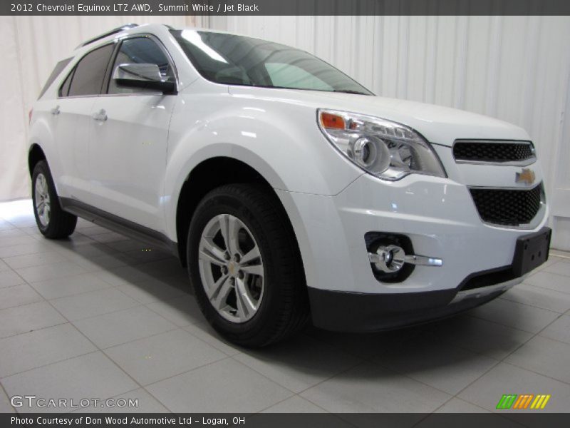 Summit White / Jet Black 2012 Chevrolet Equinox LTZ AWD