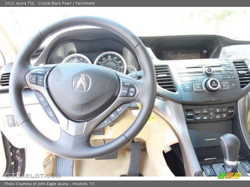 Crystal Black Pearl / Parchment 2013 Acura TSX