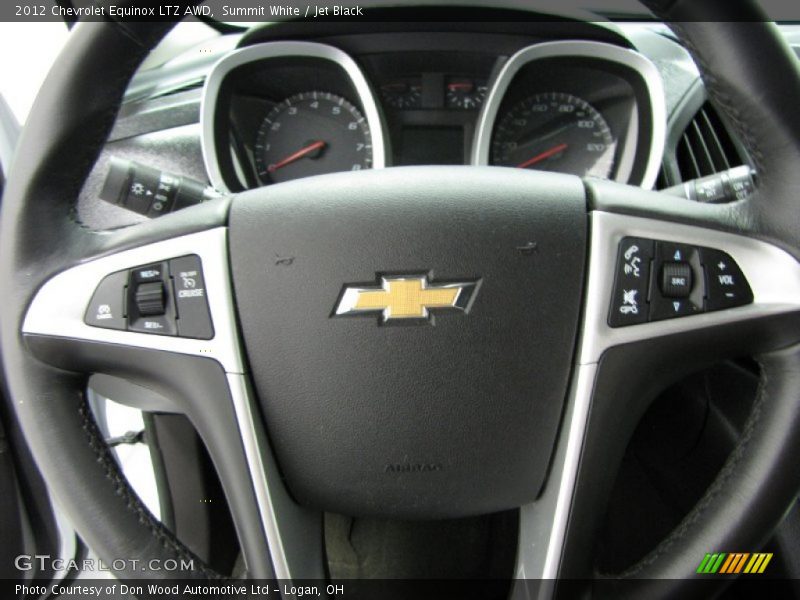 Summit White / Jet Black 2012 Chevrolet Equinox LTZ AWD