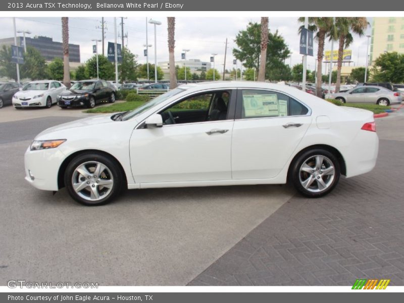 Bellanova White Pearl / Ebony 2013 Acura TSX Technology