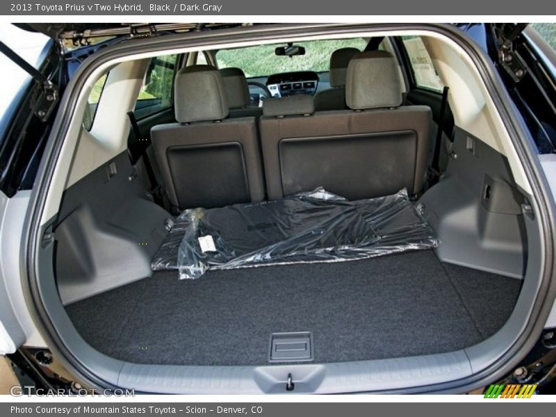 Black / Dark Gray 2013 Toyota Prius v Two Hybrid