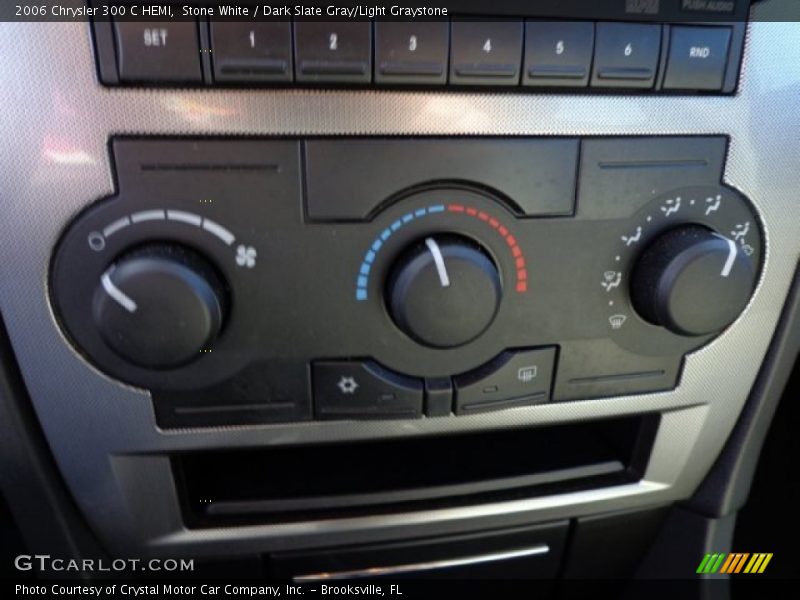 Stone White / Dark Slate Gray/Light Graystone 2006 Chrysler 300 C HEMI