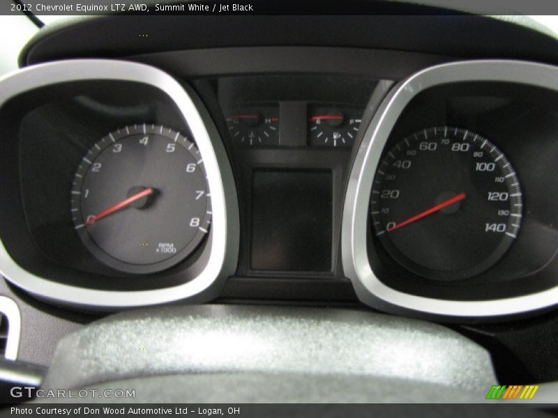 Summit White / Jet Black 2012 Chevrolet Equinox LTZ AWD