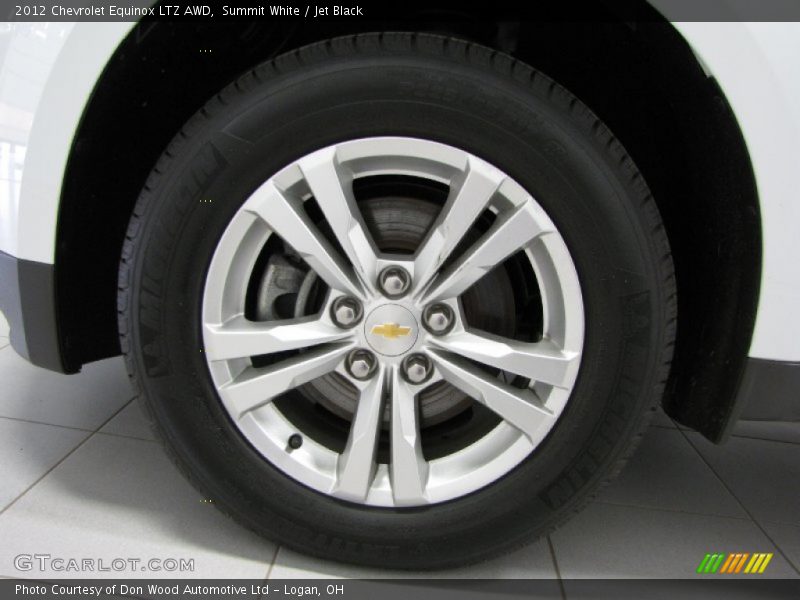 Summit White / Jet Black 2012 Chevrolet Equinox LTZ AWD