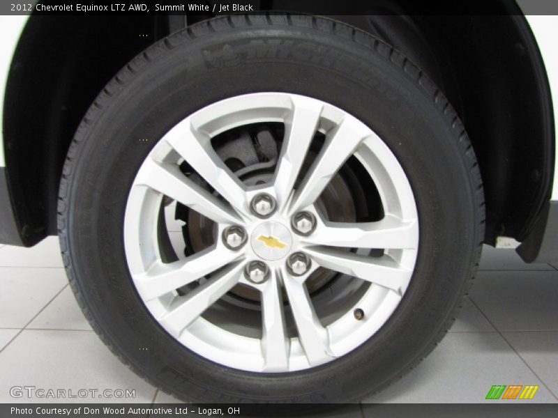 Summit White / Jet Black 2012 Chevrolet Equinox LTZ AWD