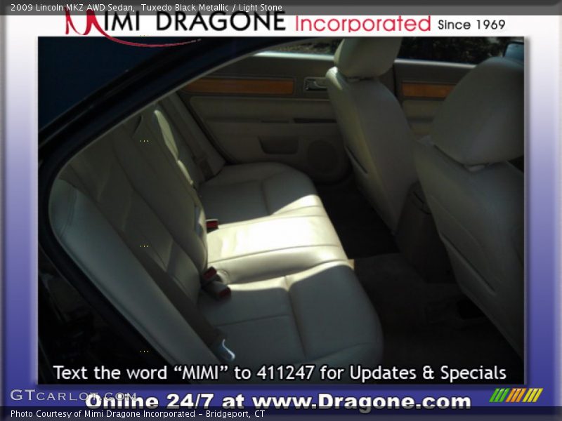 Tuxedo Black Metallic / Light Stone 2009 Lincoln MKZ AWD Sedan