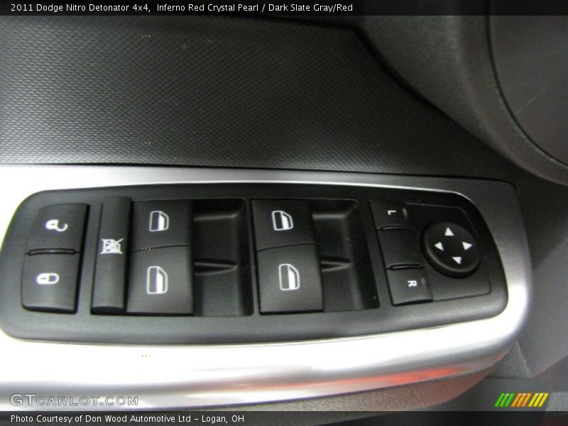 Inferno Red Crystal Pearl / Dark Slate Gray/Red 2011 Dodge Nitro Detonator 4x4