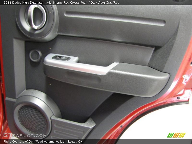 Inferno Red Crystal Pearl / Dark Slate Gray/Red 2011 Dodge Nitro Detonator 4x4