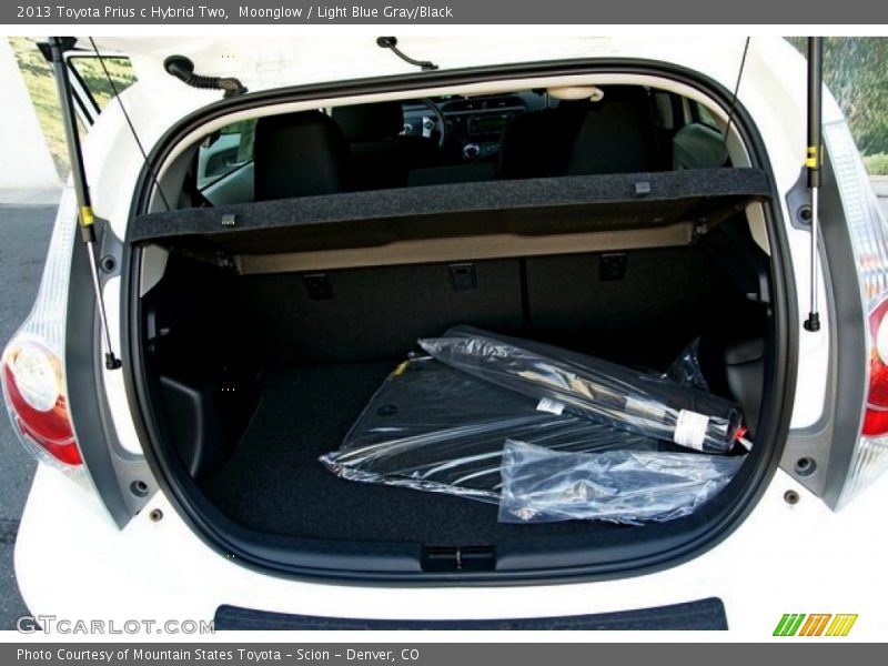 Moonglow / Light Blue Gray/Black 2013 Toyota Prius c Hybrid Two