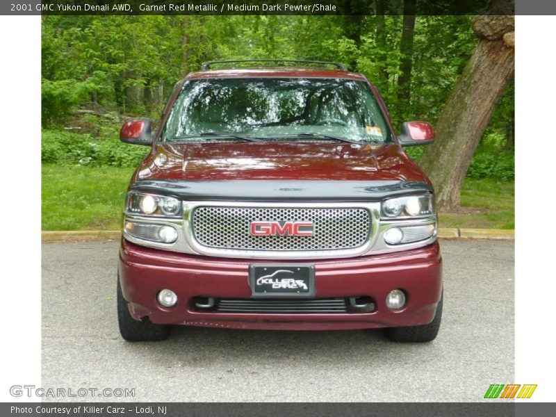 Garnet Red Metallic / Medium Dark Pewter/Shale 2001 GMC Yukon Denali AWD