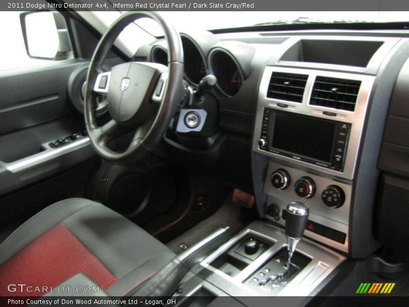 Inferno Red Crystal Pearl / Dark Slate Gray/Red 2011 Dodge Nitro Detonator 4x4