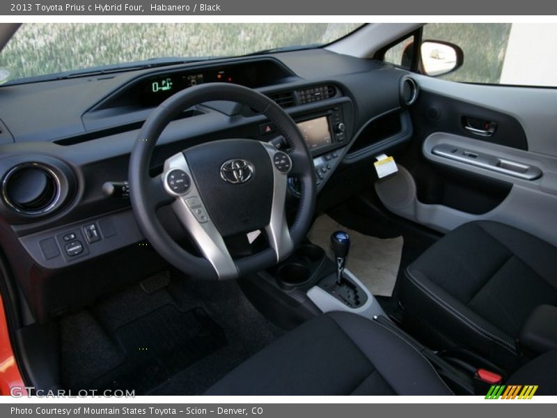 Habanero / Black 2013 Toyota Prius c Hybrid Four