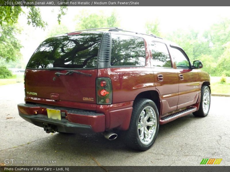 Garnet Red Metallic / Medium Dark Pewter/Shale 2001 GMC Yukon Denali AWD