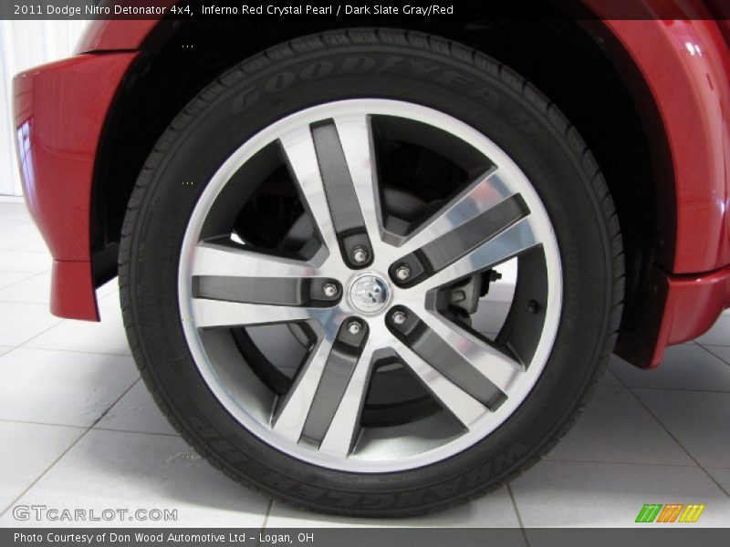 Inferno Red Crystal Pearl / Dark Slate Gray/Red 2011 Dodge Nitro Detonator 4x4