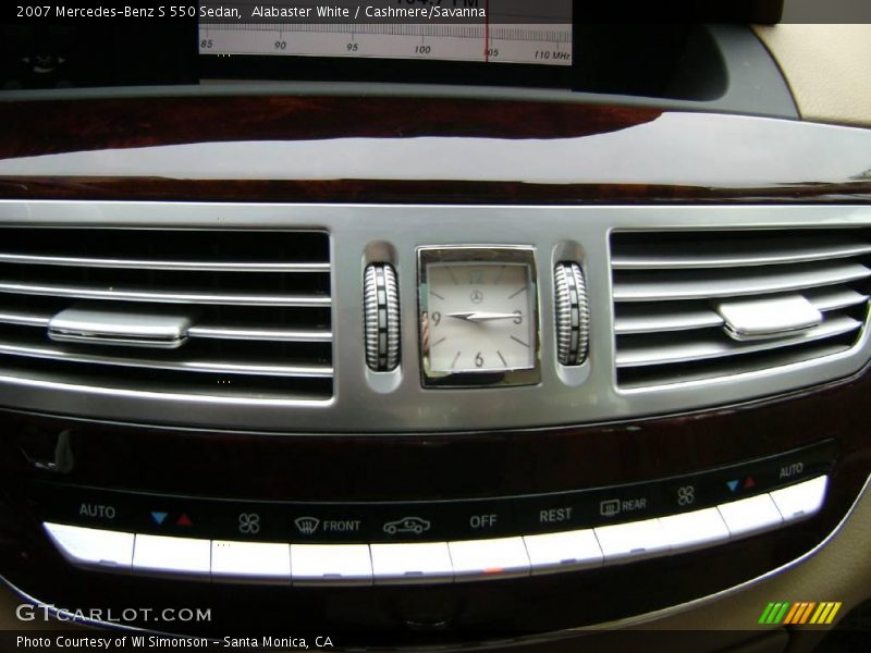 Alabaster White / Cashmere/Savanna 2007 Mercedes-Benz S 550 Sedan