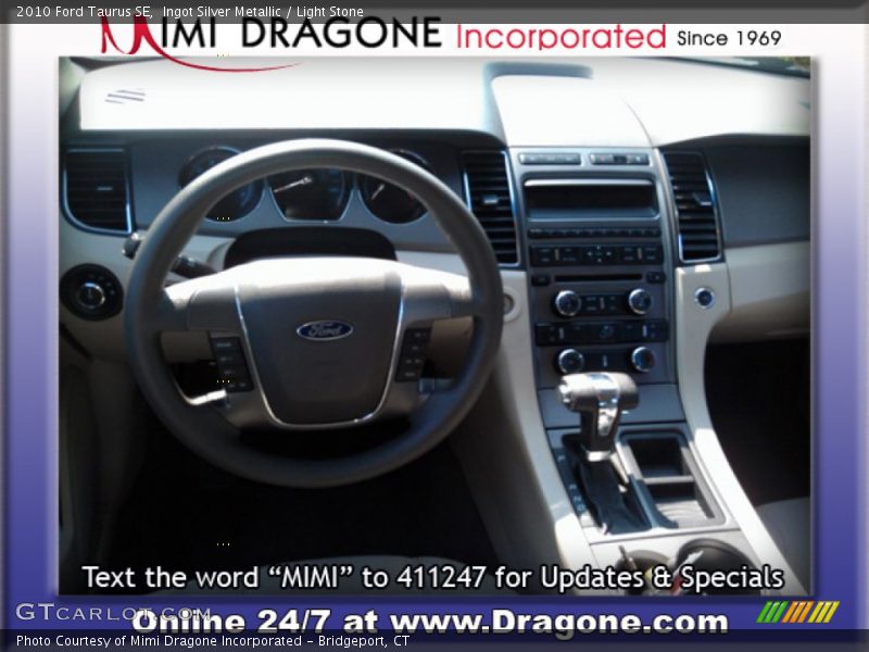 Ingot Silver Metallic / Light Stone 2010 Ford Taurus SE