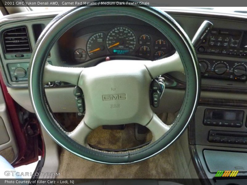 Garnet Red Metallic / Medium Dark Pewter/Shale 2001 GMC Yukon Denali AWD