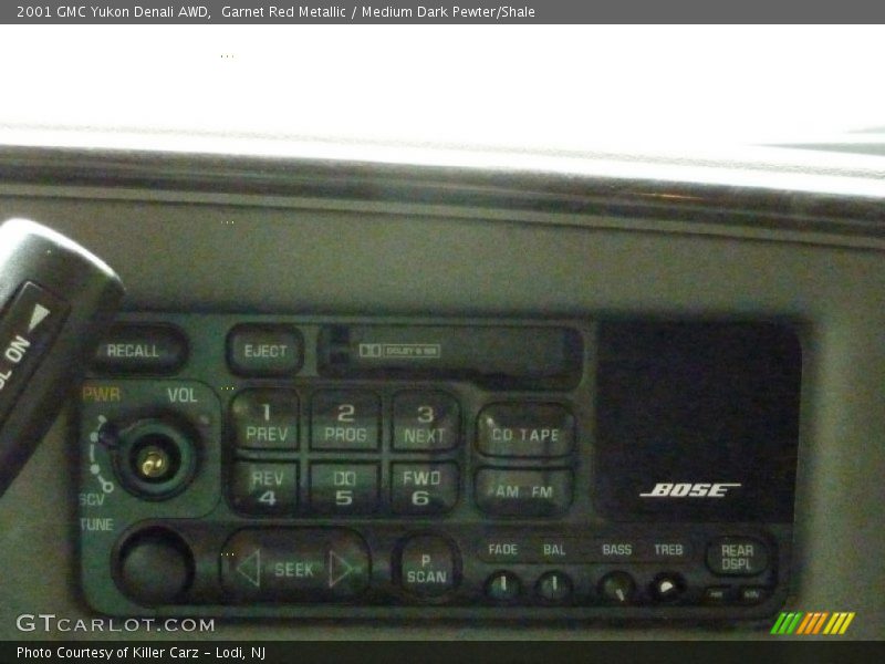 Garnet Red Metallic / Medium Dark Pewter/Shale 2001 GMC Yukon Denali AWD