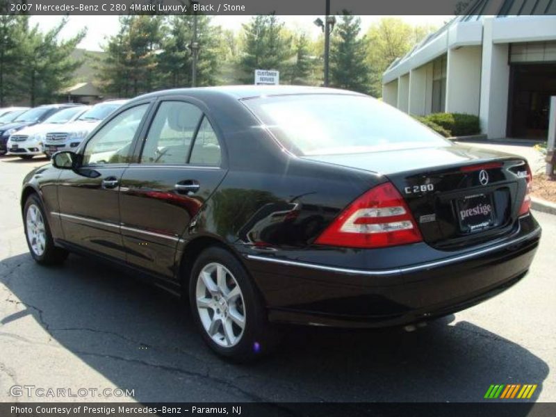 Black / Stone 2007 Mercedes-Benz C 280 4Matic Luxury