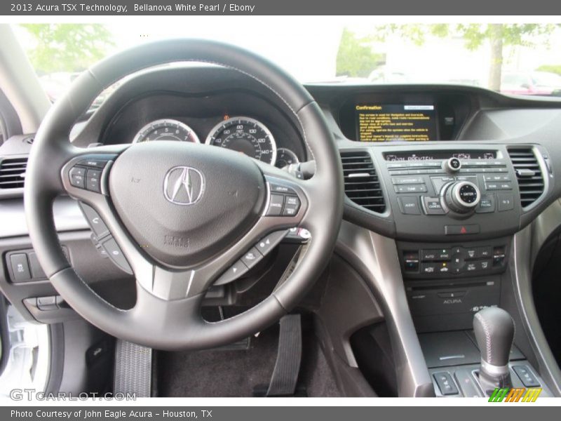 Bellanova White Pearl / Ebony 2013 Acura TSX Technology