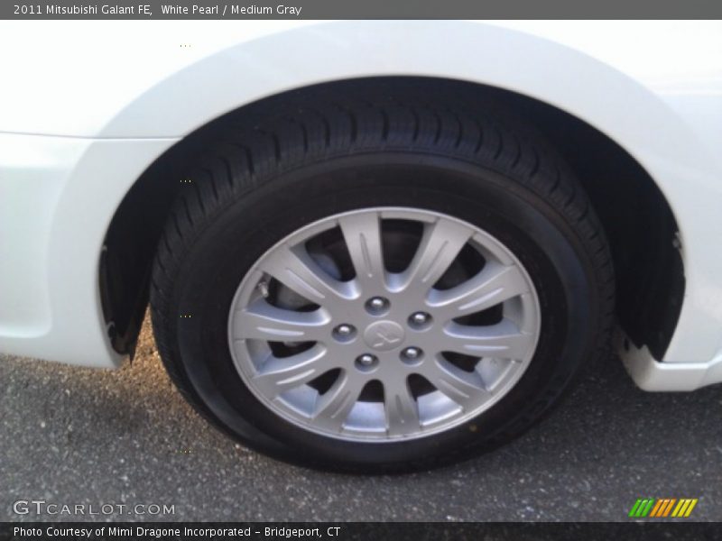 White Pearl / Medium Gray 2011 Mitsubishi Galant FE