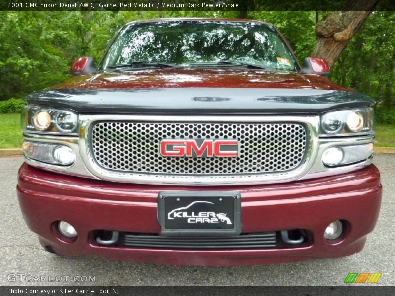 Garnet Red Metallic / Medium Dark Pewter/Shale 2001 GMC Yukon Denali AWD