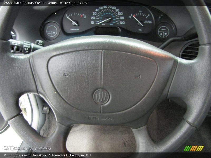 White Opal / Gray 2005 Buick Century Custom Sedan