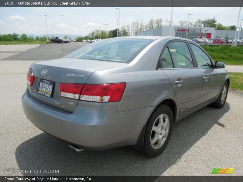 Steel Gray / Gray 2006 Hyundai Sonata GLS V6