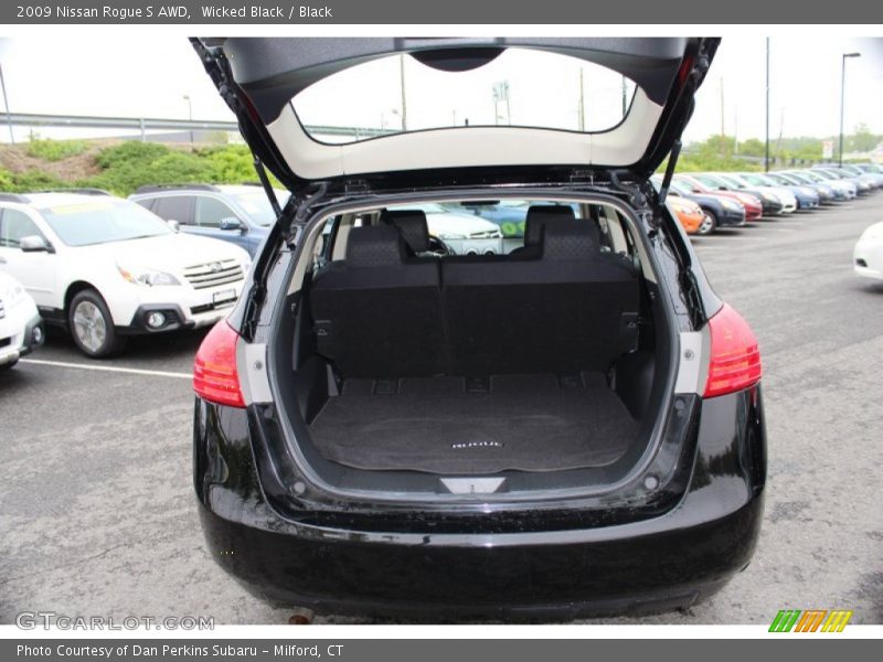 Wicked Black / Black 2009 Nissan Rogue S AWD