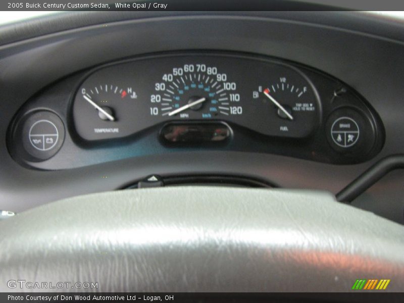 White Opal / Gray 2005 Buick Century Custom Sedan