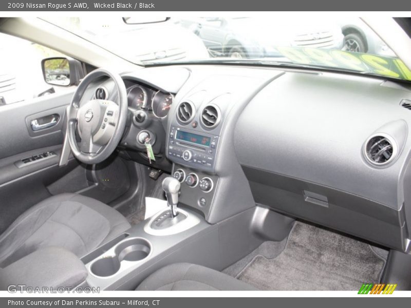 Wicked Black / Black 2009 Nissan Rogue S AWD