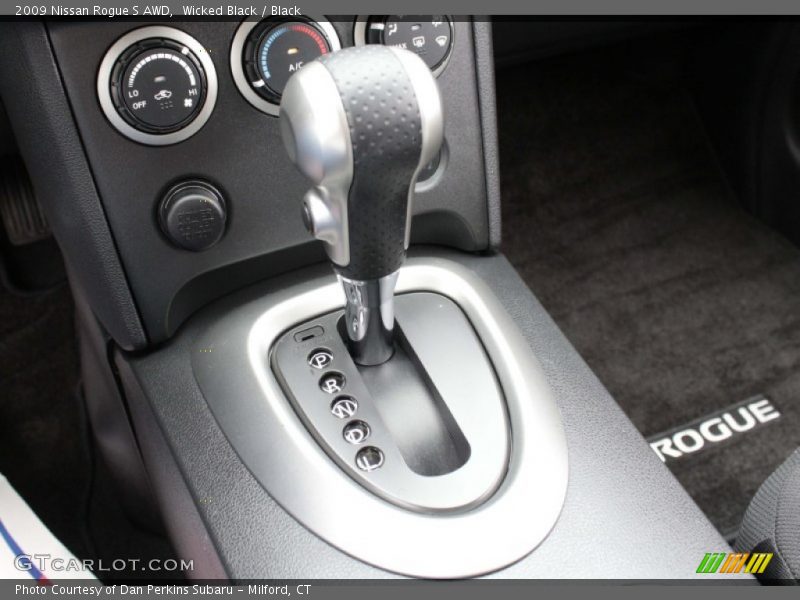 Wicked Black / Black 2009 Nissan Rogue S AWD