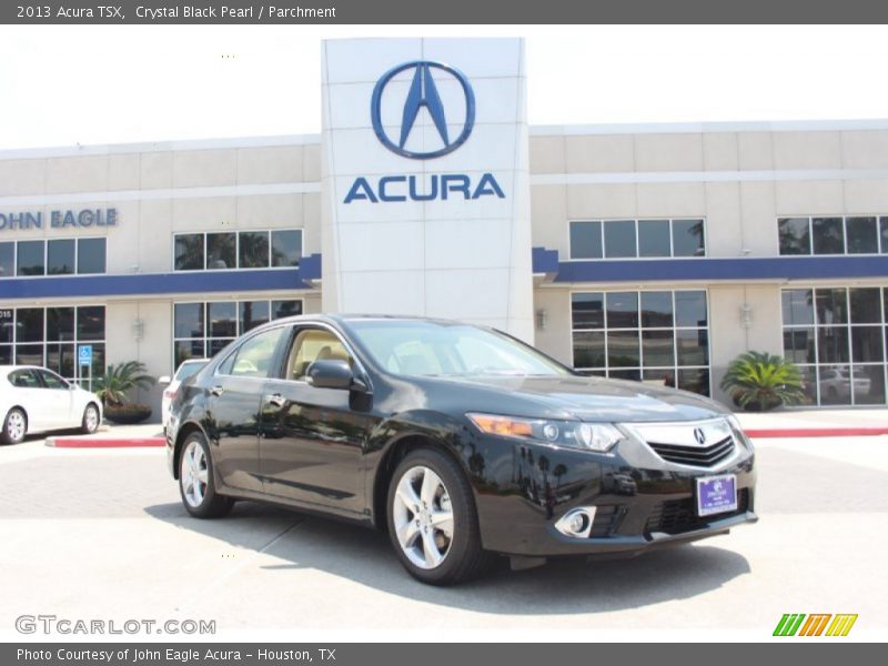 Crystal Black Pearl / Parchment 2013 Acura TSX