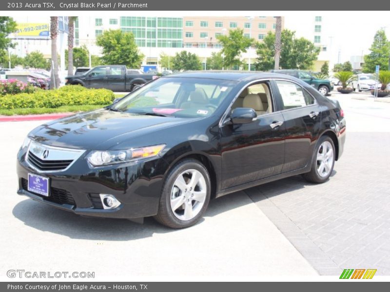 Crystal Black Pearl / Parchment 2013 Acura TSX