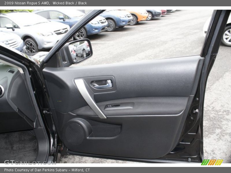 Wicked Black / Black 2009 Nissan Rogue S AWD