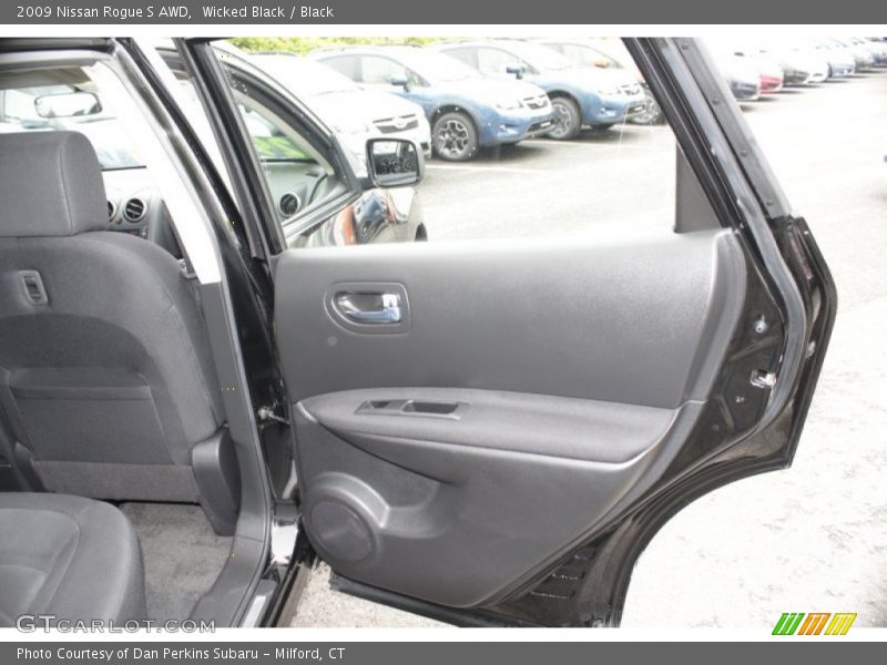 Wicked Black / Black 2009 Nissan Rogue S AWD