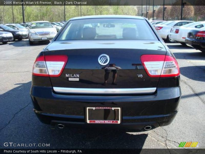 Black / Dark Charcoal 2006 Mercury Milan V6 Premier