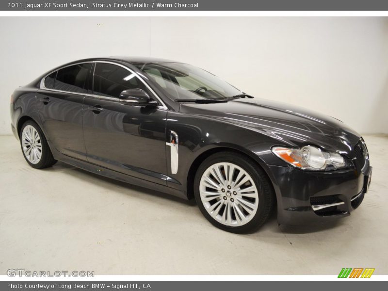 Stratus Grey Metallic / Warm Charcoal 2011 Jaguar XF Sport Sedan