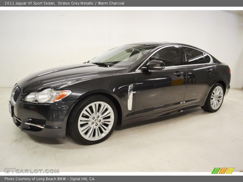 Stratus Grey Metallic / Warm Charcoal 2011 Jaguar XF Sport Sedan