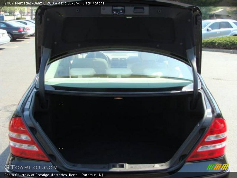 Black / Stone 2007 Mercedes-Benz C 280 4Matic Luxury