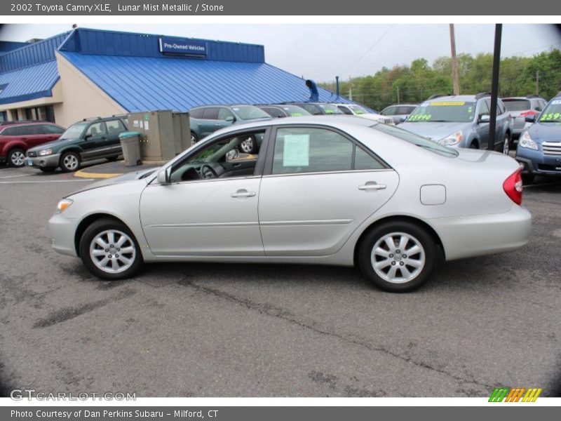 Lunar Mist Metallic / Stone 2002 Toyota Camry XLE