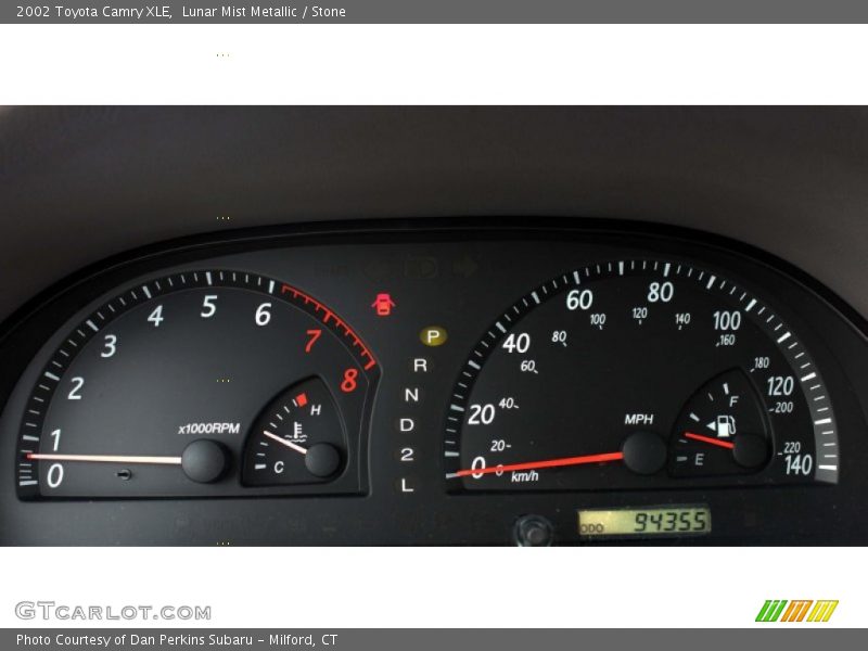 Lunar Mist Metallic / Stone 2002 Toyota Camry XLE